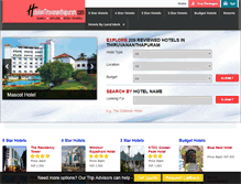 Tablet Screenshot of hotelsinthiruvananthapuram.com